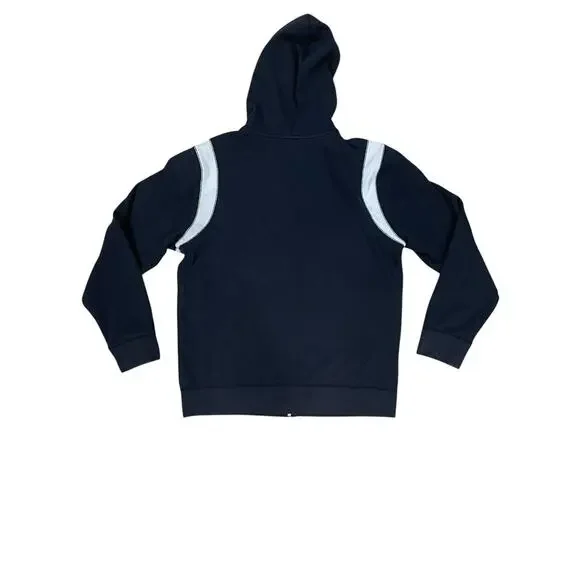 Reebok-Las Vegas Raiders Full Zip Fleece Jacket Silver & Black NFL Women’s Large - Picture 2 of 13